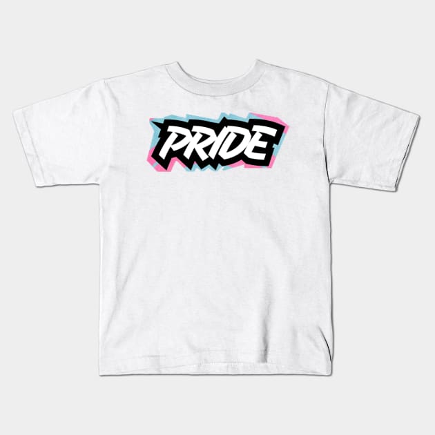 PRIDE (style: transgender pride) Kids T-Shirt by Anewman00.DESIGNS